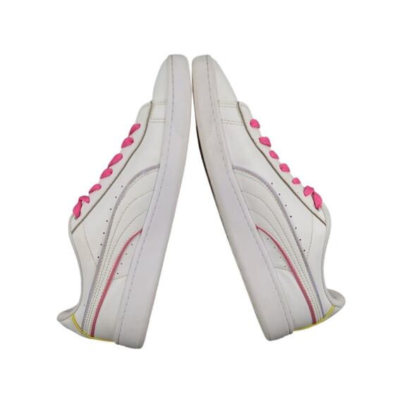 Puma Shoes Womens 8.5 Sneakers Vikky Athletic Trainers Casual Lifestyle White - Picture 7 of 12